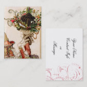 お洒落なMarieアントワネットはそれらがプディングを食べるようにしました! 名刺 (正面/裏面)