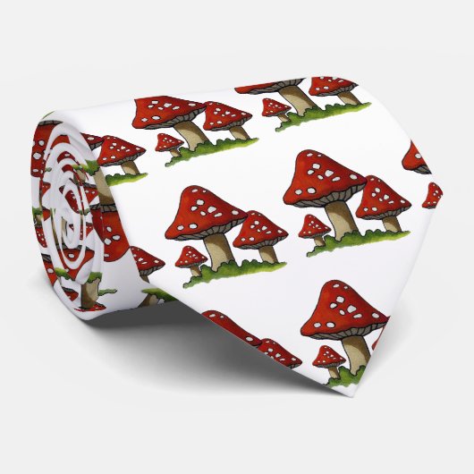 お洒落なToadstoolsファンタジー: 元の芸術 ネクタイ (ロール)