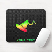 お洒落なWakeboarder マウスパッド (マウス)