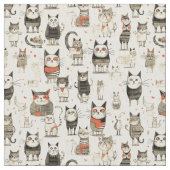 お洒落ひげ ファブリック (クローズアップ)