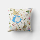 お洒落アリスのワンダーランドでの冒険グリッター クッション (裏面)