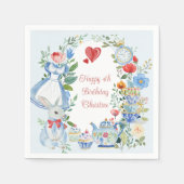 お洒落アリスinワンダーランド スタンダードカクテルナプキン (正面)