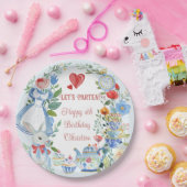 お洒落アリスinワンダーランド ペーパープレート (パーティー)