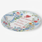 お洒落アリスinワンダーランド ペーパープレート (アングル)