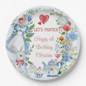 お洒落アリスinワンダーランド ペーパープレート (正面)