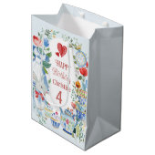 お洒落アリスinワンダーランド ミディアムペーパーバッグ (正面アングル)