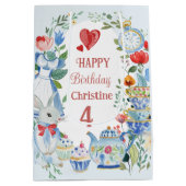 お洒落アリスinワンダーランド ミディアムペーパーバッグ (裏面)