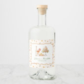 お洒落イタリアン結婚類 リキュールボトルラベル (正面)