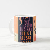 お洒落イラスト コーヒーマグカップ (正面左)