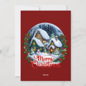 お洒落ウィンタービレッジスノーグローブ シーズンカード (裏面)