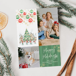 お洒落ウィンタービレッジハッピーホリデー2写真 シーズンカード