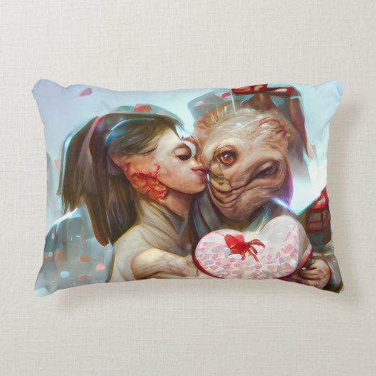 お洒落エイリアンロマンス アクセントクッション (正面)