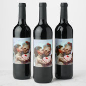 お洒落エイリアンロマンス ワインラベル (ボトル)