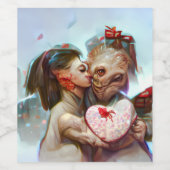 お洒落エイリアンロマンス ワインラベル (シングルラベル)