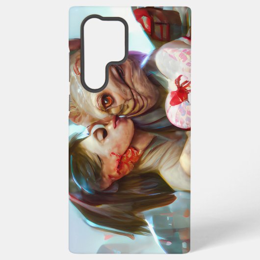 お洒落エイリアンロマンス SAMSUNG GALAXYケース (裏面)