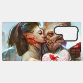 お洒落エイリアンロマンス SAMSUNG GALAXYケース (裏面横)