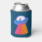 お洒落エイリアンUFOレインボーカスタマイズIT 缶クーラー (缶裏面)