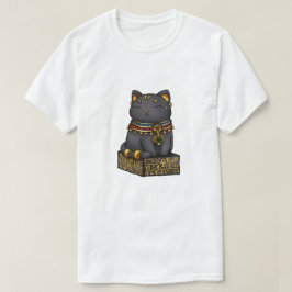 お洒落エジプト猫ゴッド・バステット Tシャツ