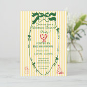 お洒落エレガントクリスマスパーティー 招待状 (スタンド正面)