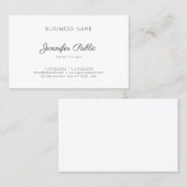 お洒落エレガントデザインモダンプロフェッショナル 名刺 (正面/裏面)