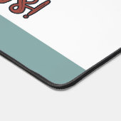 お洒落カウファームハパーソナライズされたウス デスクマット (コーナー)