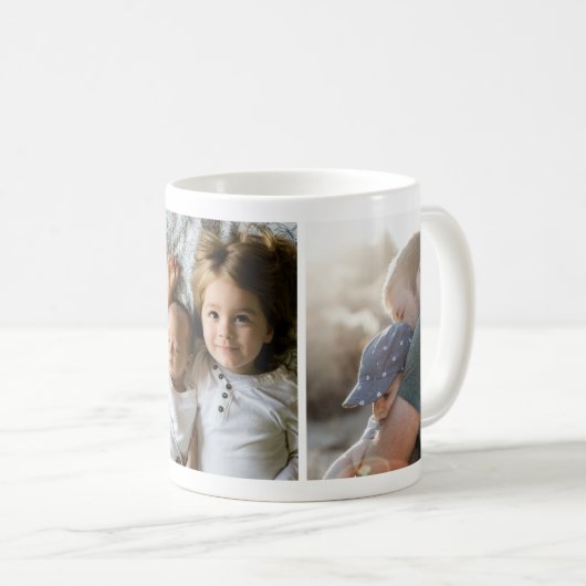 お洒落カスタムパーソナライズされた写真マググ コーヒーマグカップ (正面右)