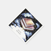 お洒落カスタム魔法ストーリーブック誕生日 スタンダードカクテルナプキン (角)