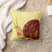 お洒落カタツムリの旅： クッション (ブランケット)