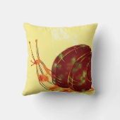 お洒落カタツムリの旅： クッション (裏面)