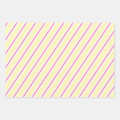 お洒落カラフルストライプテーマ – キャンディクリスマス ラッピングペーパーシート (正面2)