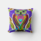 お洒落カラフルハート クッション (正面)