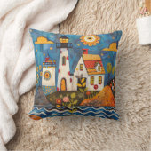 お洒落カラフルフローラ クッション (ブランケット)