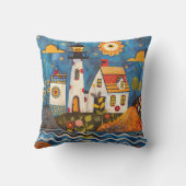 お洒落カラフルフローラ クッション (裏面)