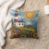 お洒落カラフルフローラ クッション (ブランケット)