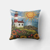 お洒落カラフルフローラ クッション (裏面)