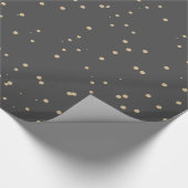 お洒落カラフル積雪 ラッピングペーパー (角)