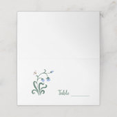 お洒落カラフル結婚花 プレイスカード (外部開封)