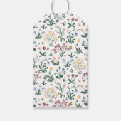 お洒落カラフル花結婚様 ギフトタグ (正面)