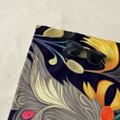 お洒落カラフル音模様 ビーチタオル (インサイチュ)