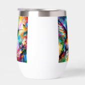 お洒落カラフル鳥パーソナライズされた (右面)