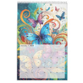 お洒落カラフル カレンダー (1月 2026)