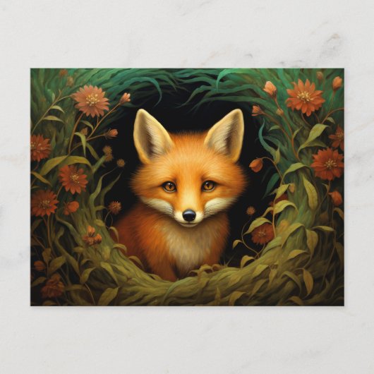 お洒落キツネインフローラメドウ シーズンポストカード (正面)