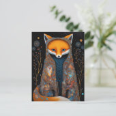 お洒落キツネウッドランドファンタジー ポストカード (スタンド正面)