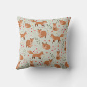 お洒落キツネパターン クッション (裏面)