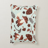 お洒落キツネ アクセントクッション (裏面(縦))