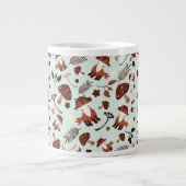 お洒落キツネ ジャンボコーヒーマグカップ (正面)