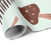 お洒落キツネ ラッピングペーパー (ロールコーナー)