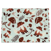 お洒落キツネ ラージペーパーバッグ (正面)