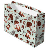 お洒落キツネ ラージペーパーバッグ (裏面アングル)