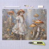 お洒落キノコの妖精 薄葉紙 (クラフト)